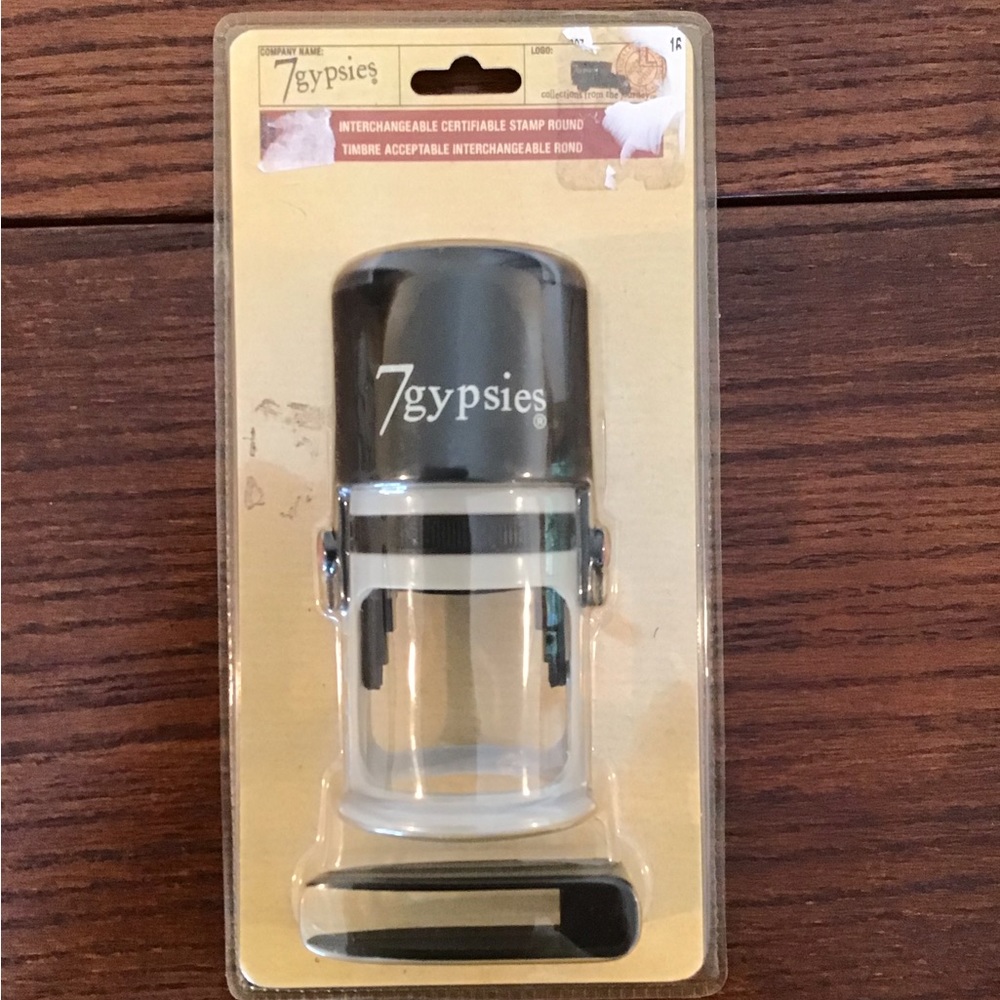Stamp Base NEW 7gypsies Interchangeable Round